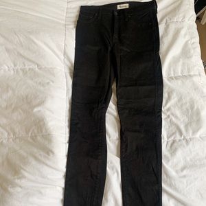 10” high rise skinny Madewell jeans - worn once!